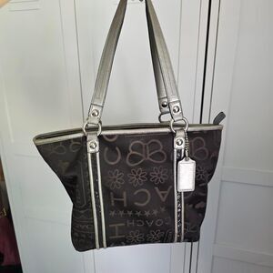 Coach Women's Brown and Black Bag